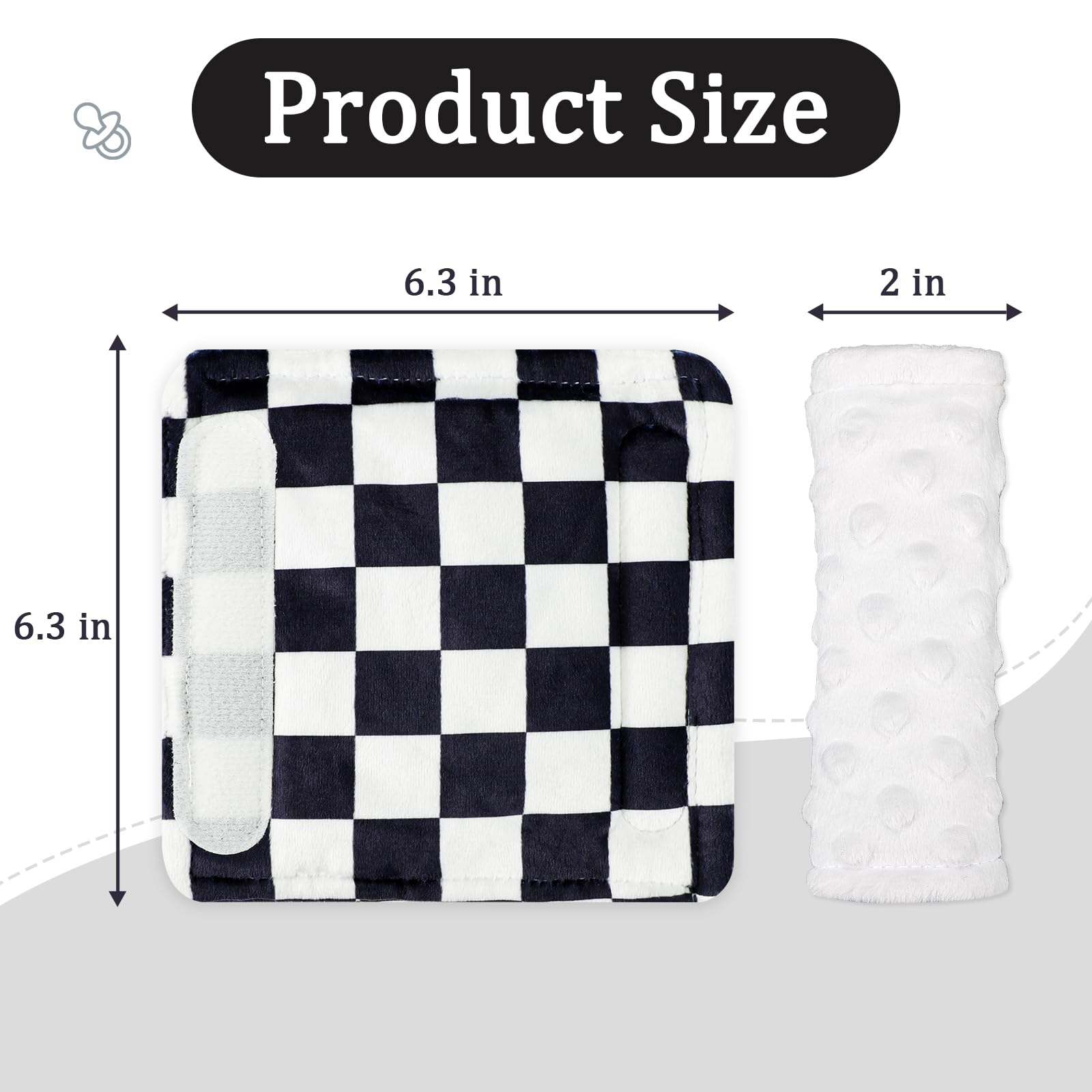 DILIMI belt cover with Velcro closure for quick installation.