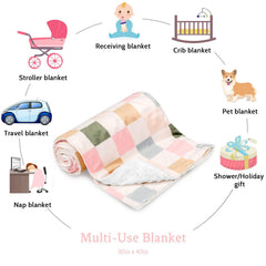 DILIMI crib nursery blanket keeps baby snug in crib