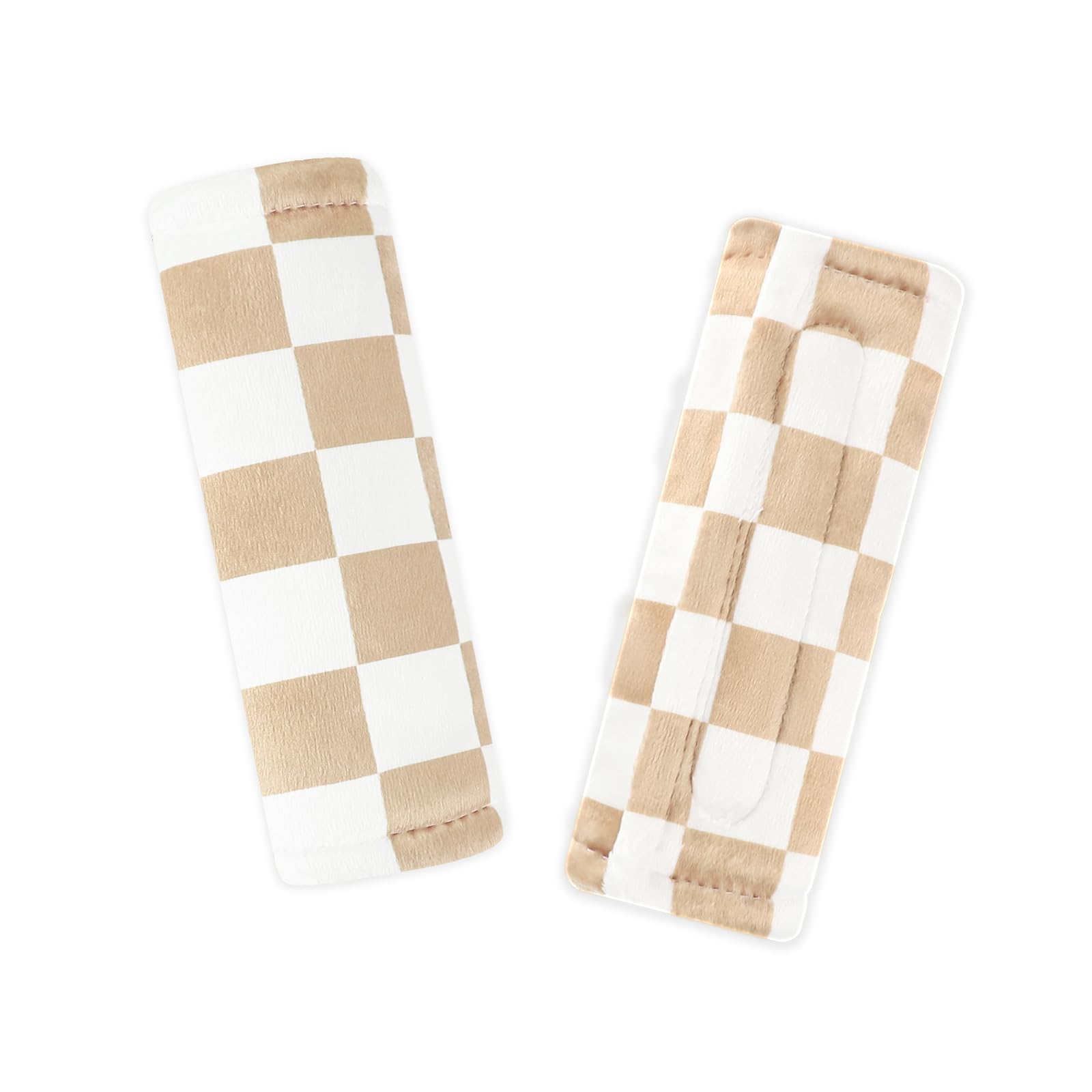 DILIMI baby car seat belt cover in soft minky for extra comfort and protection