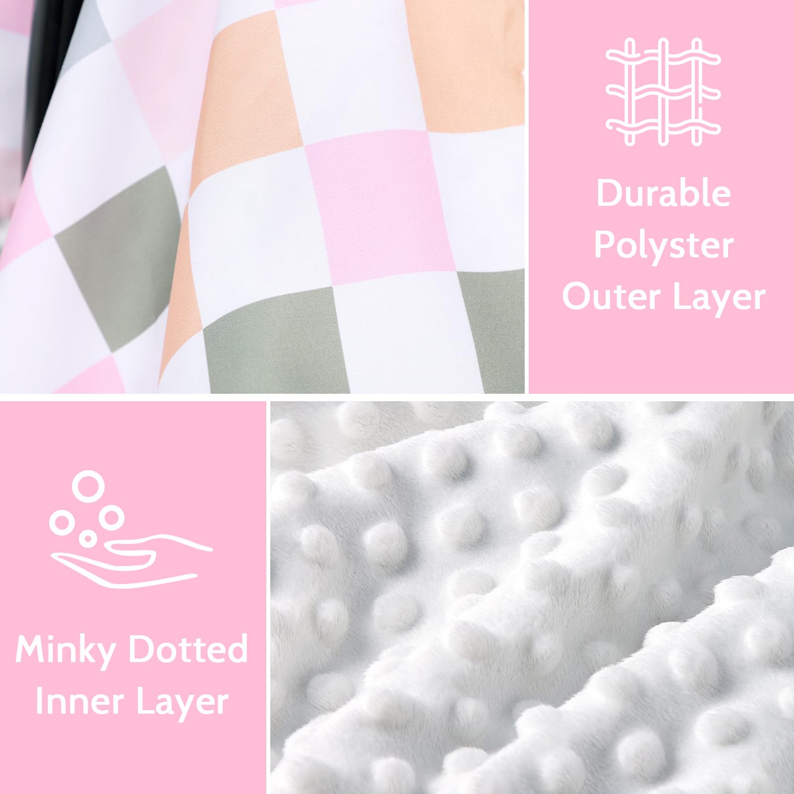 DILIMI outside fabric with durable pattern keeps up with everyday outings.