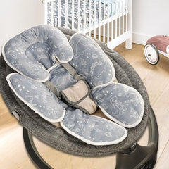 DILIMI head-neck pads with Velcro adjustable fit for growing infants