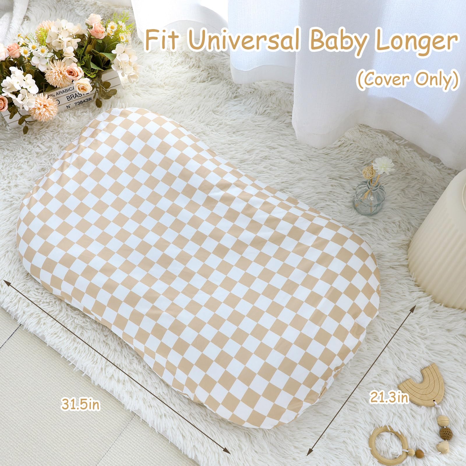DILIMI slipcover on a bed, adding a modern décor touch