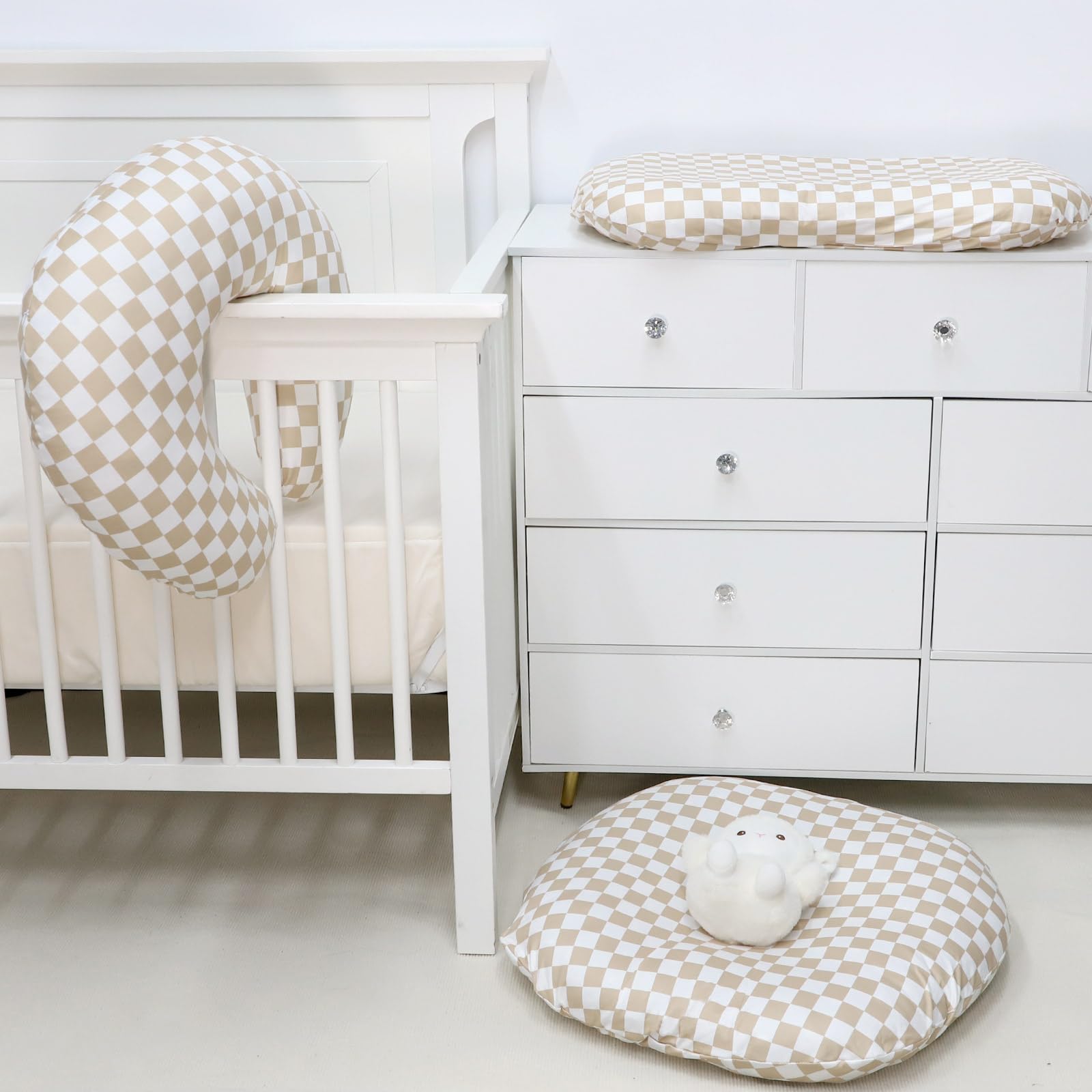 DILIMI slipcover in a tidy nursery setting