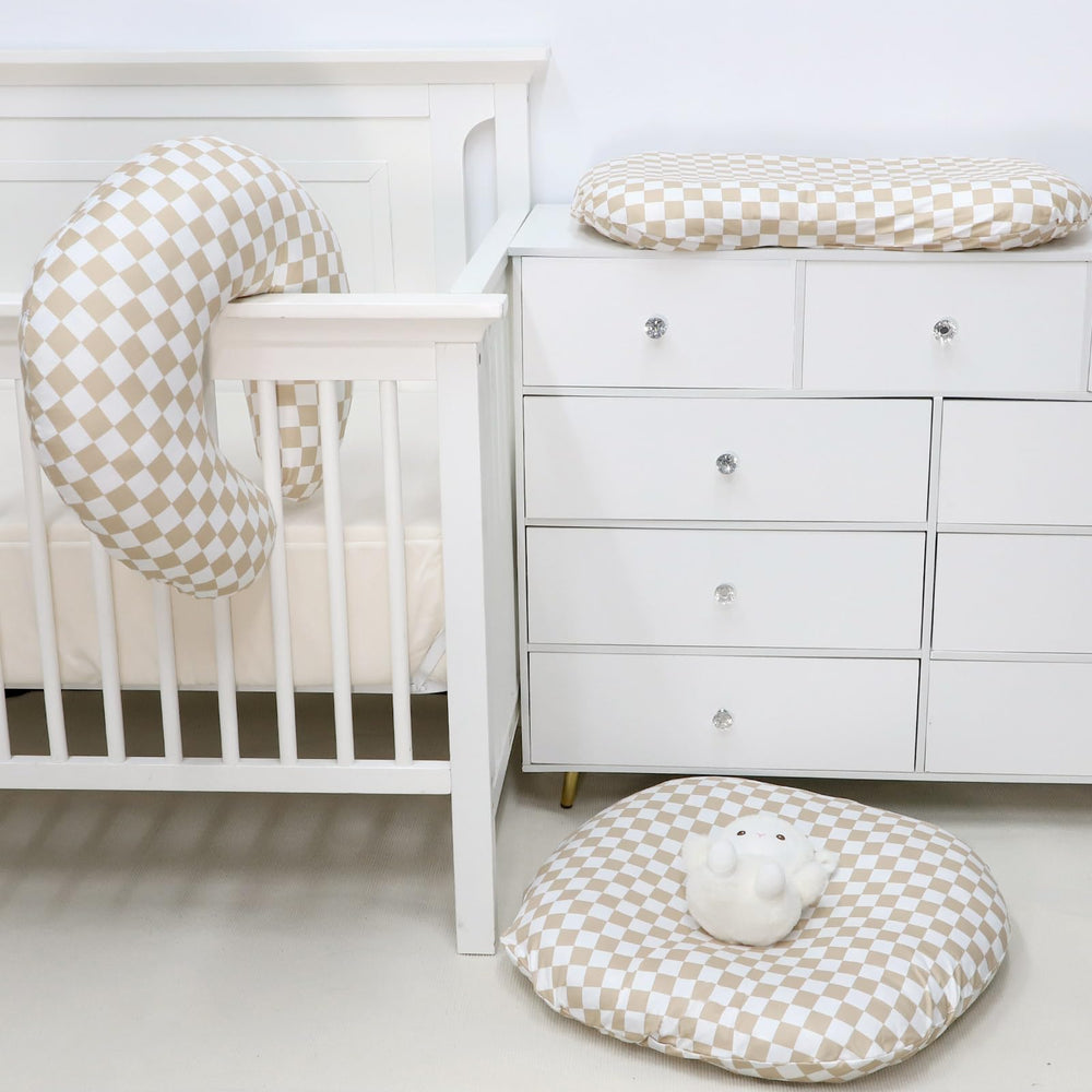 DILIMI slipcover in a tidy nursery setting