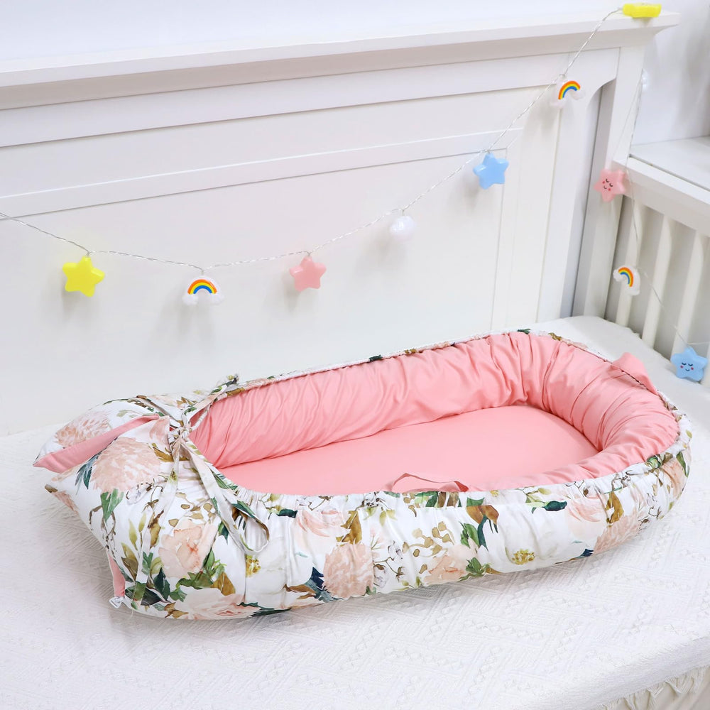 DILIMI pink floral cover machine-wash friendly for busy parents
