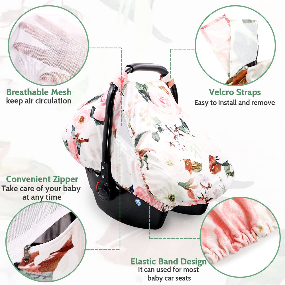 DILIMI breathable peek window allows airflow while keeping baby calm during rides.