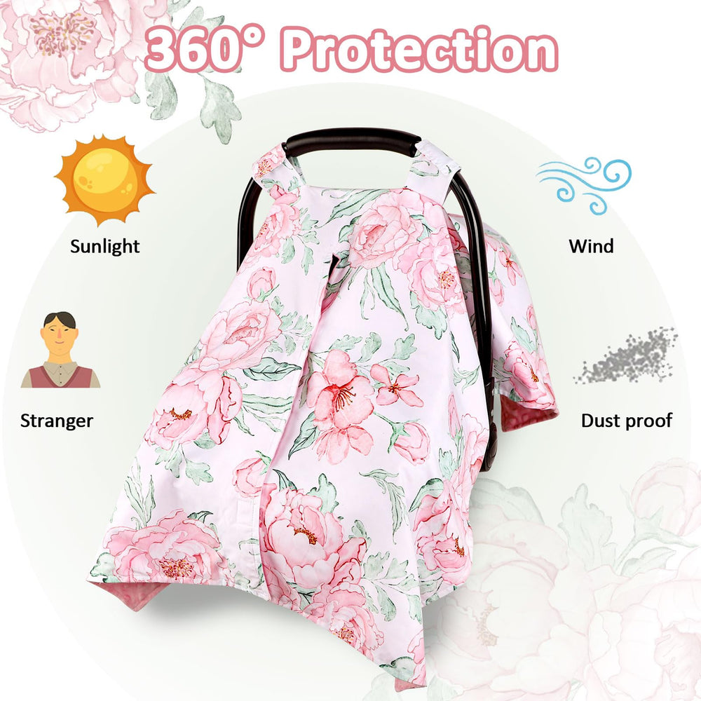 DILIMI double-layer inside soft minky keeps baby warm and cozy.