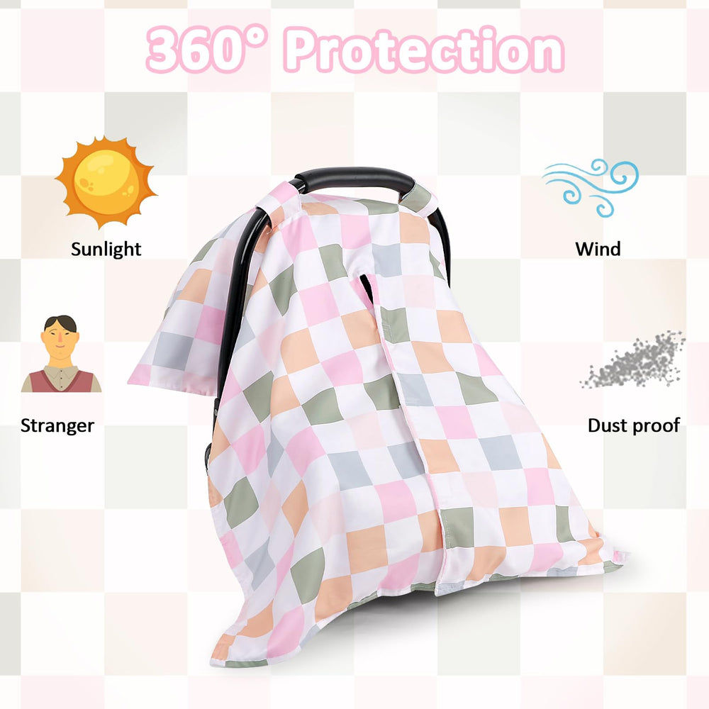 DILIMI interior minky layer feels soft and cozy against your baby.