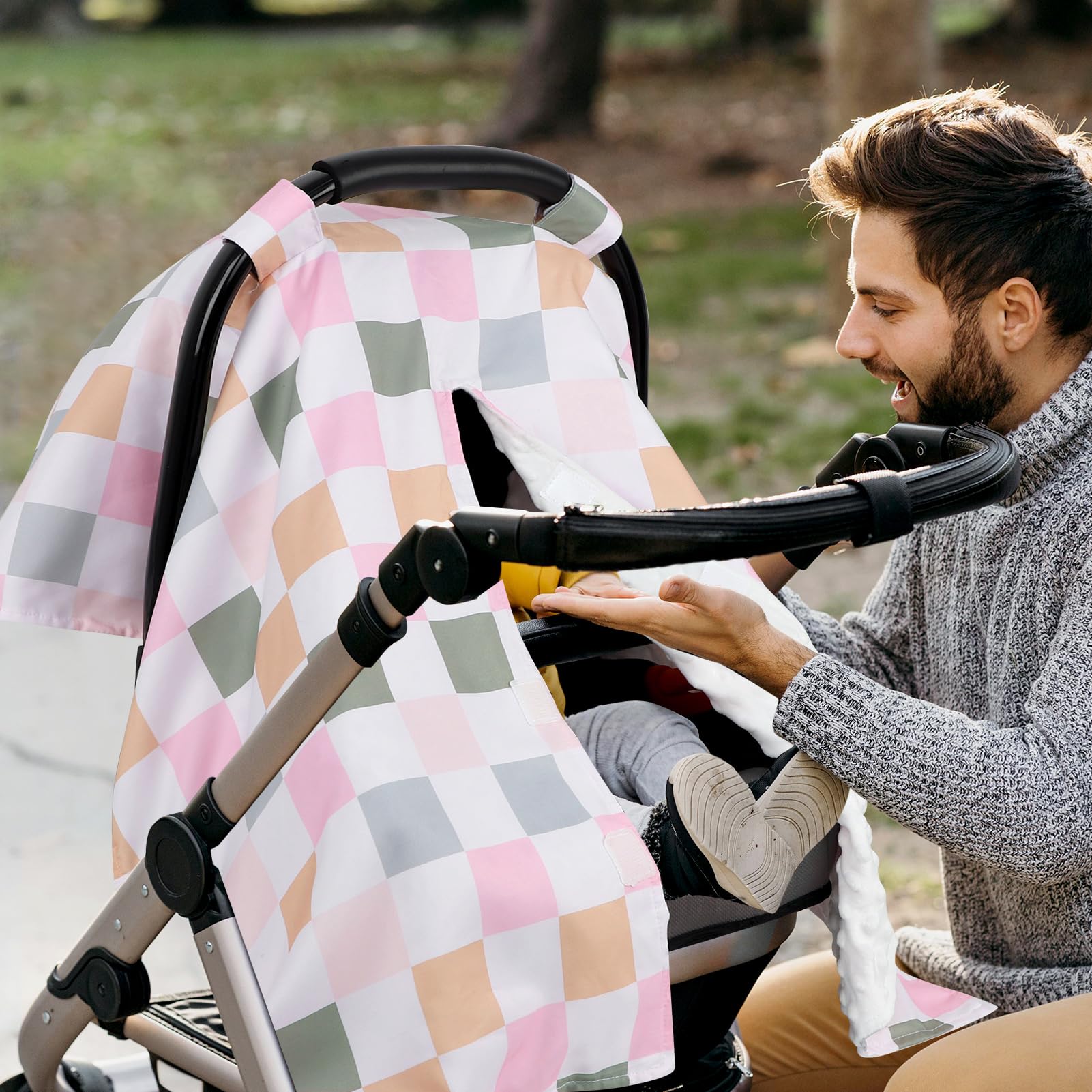DILIMI checkered design makes a practical baby shower gift.