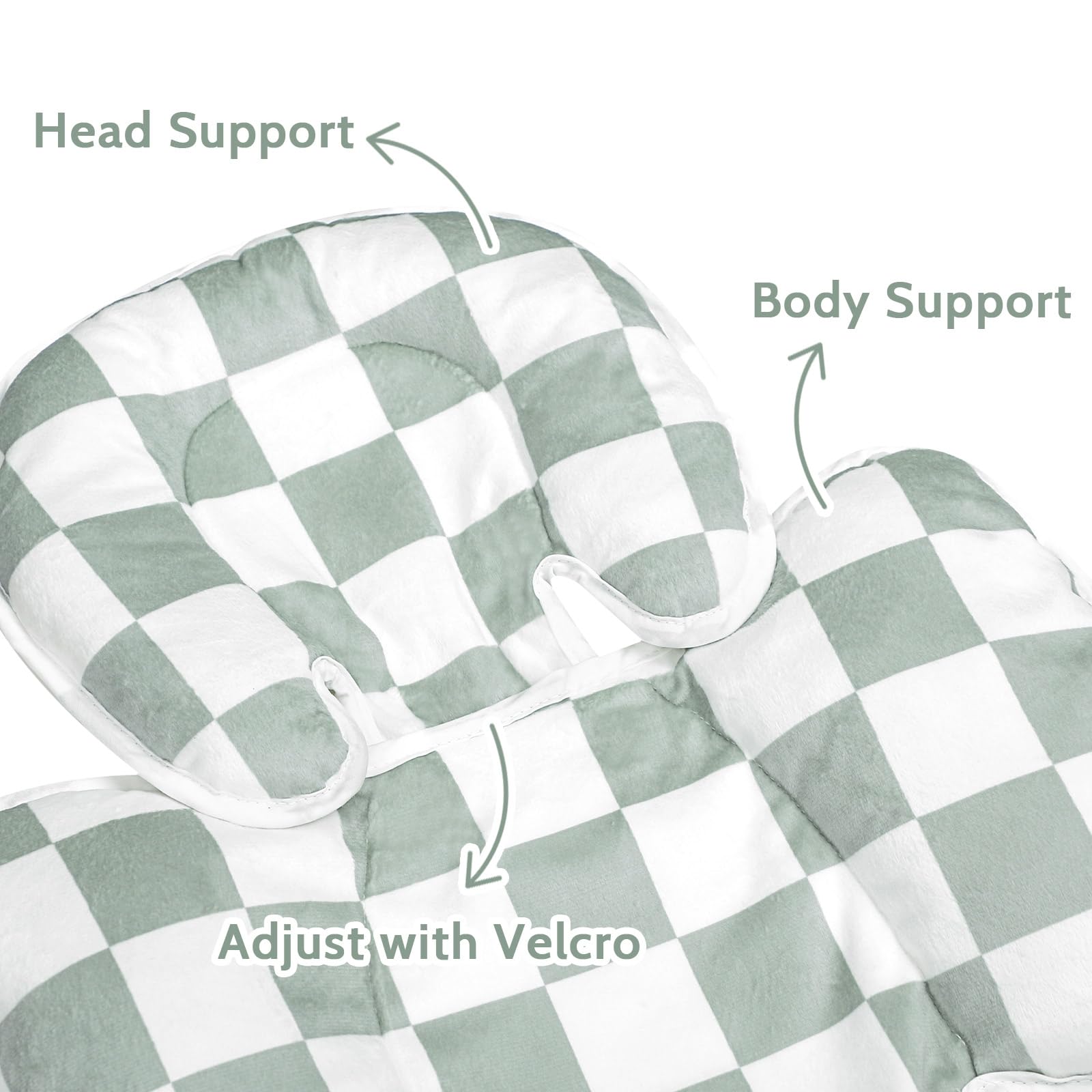 DILIMI full body support cushions head, arms, and back for comfort.