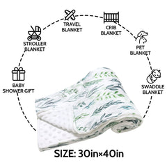 DILIMI infant-crib-stroller blanket 30x40 ideal for crib or travel