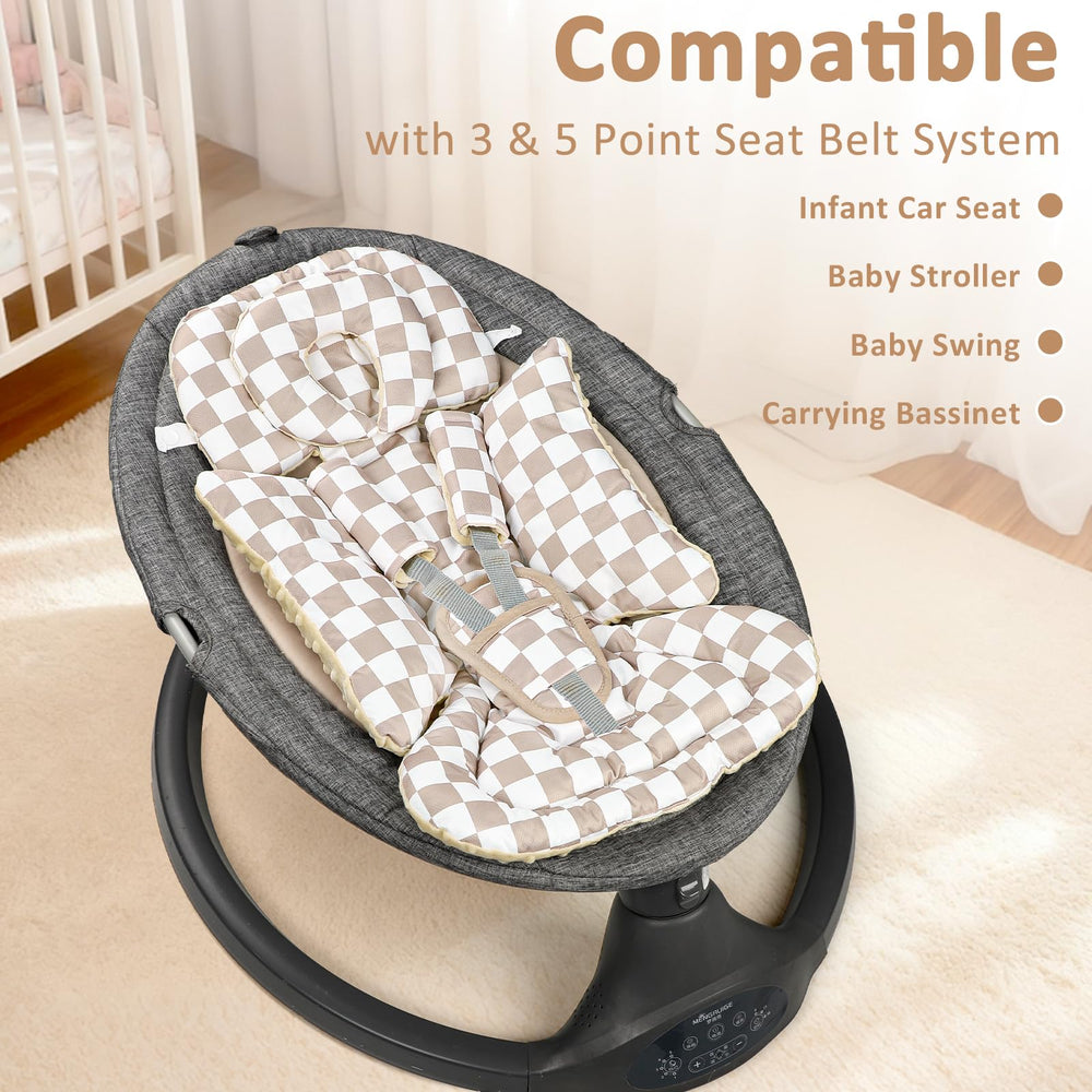 Includes buckle cover for safer, cleaner car journeys.