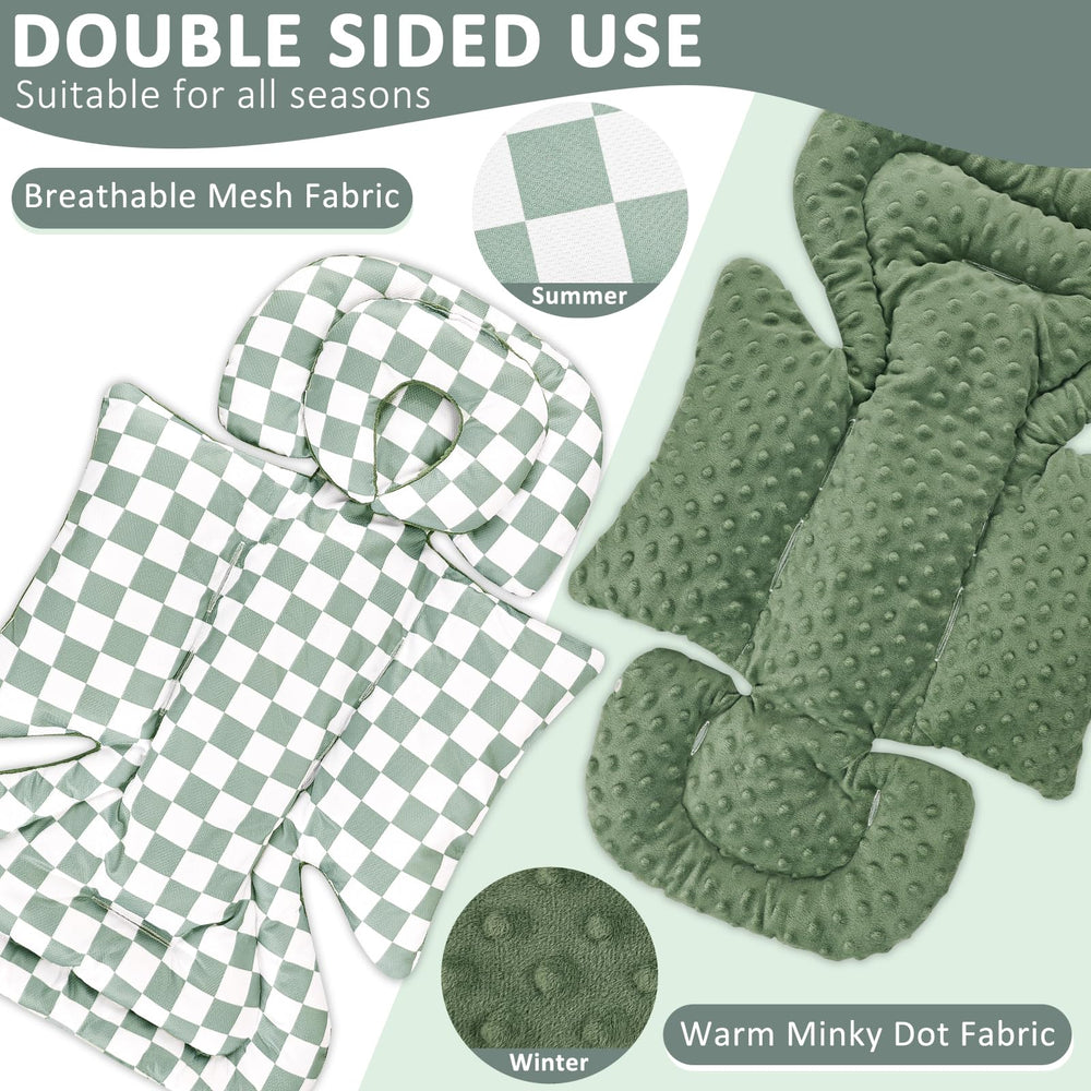 DILIMI infant insert buckle cover cushions buckle area for smoother car seat adjustments
