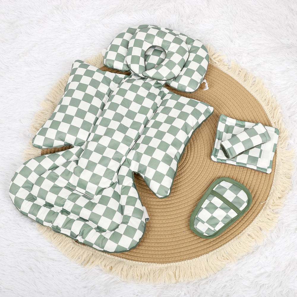 DILIMI green lattice insert compatible with car seats, strollers, swings, and bouncers