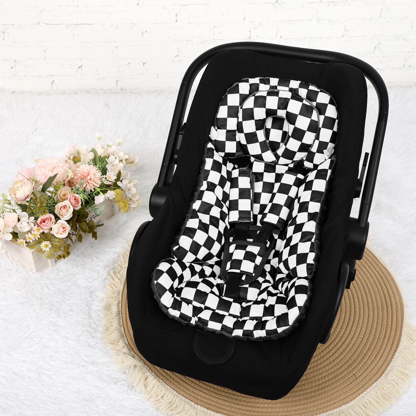 DILIMI headrest removable to grow with newborns