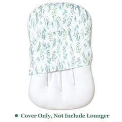 DILIMI lounger cover close-up of ultra-soft fabric for newborn comfort.