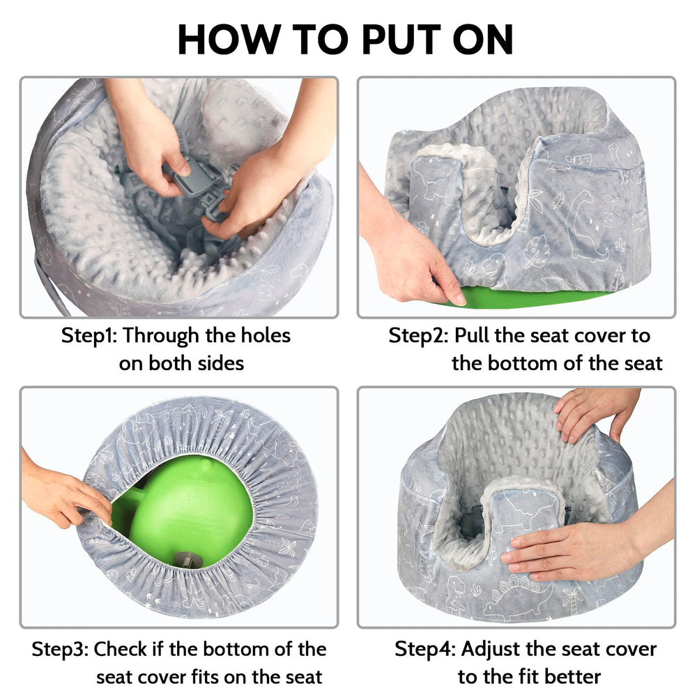 DILIMI Minky seat cover uses anti-pilling fabric that stays soft.