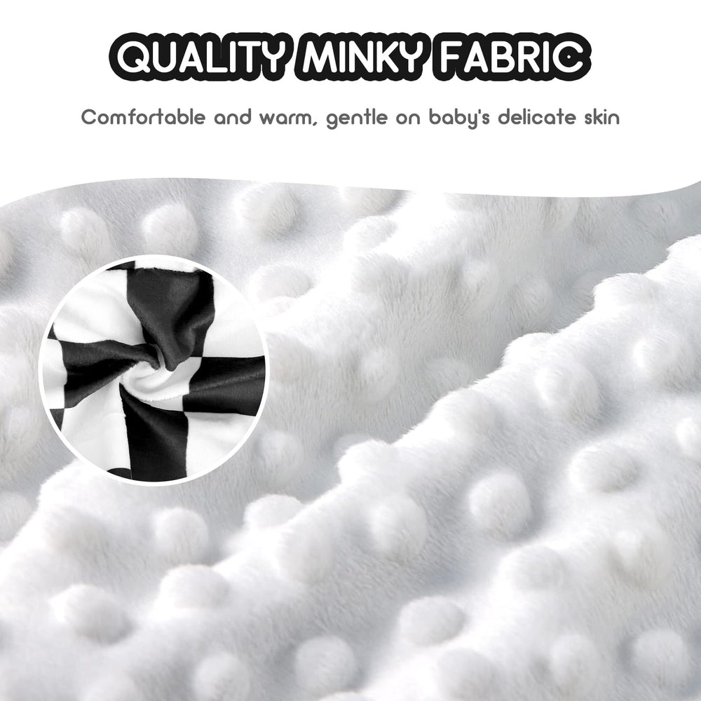 DILIMI Minky seat cover with three harness slots