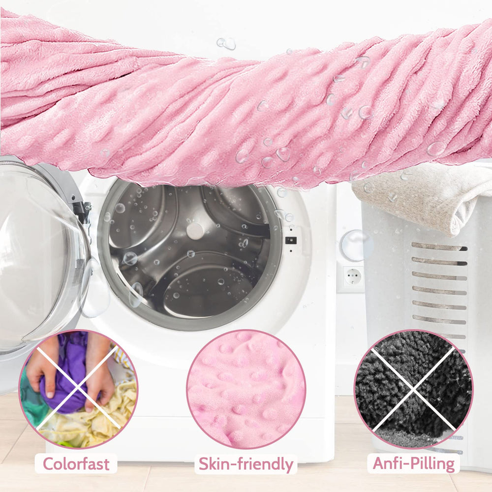 DILIMI Minky seat cover is machine washable and colorfast.