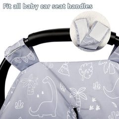 DILIMI minky-warm canopy for newborns; soft and cozy.