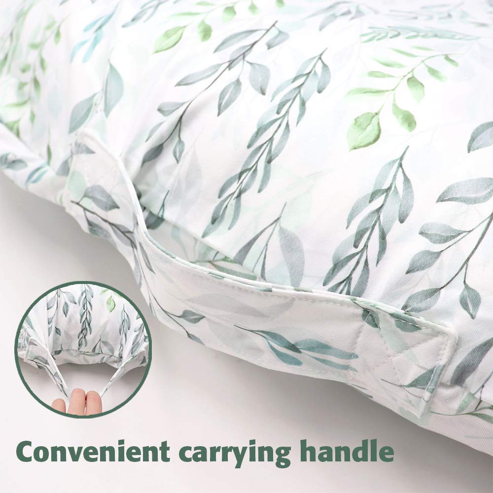 DILIMI lounger cover with a large zipper for quick removal.