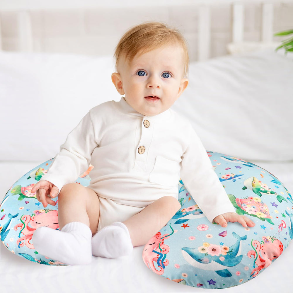 DILIMI nursing pillow cover baby-friendly design ensures gentle touch on skin