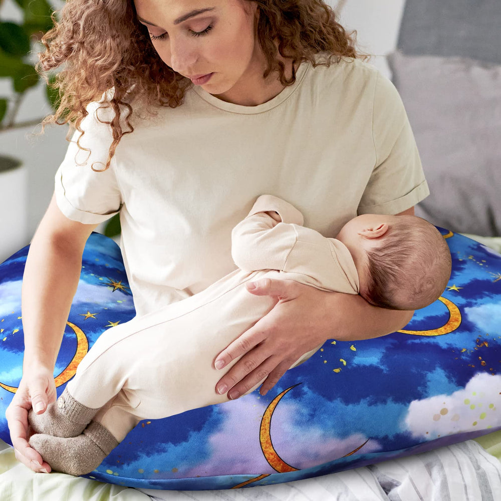 DILIMI nursing pillow cover is gift-ready for baby registries and showers.