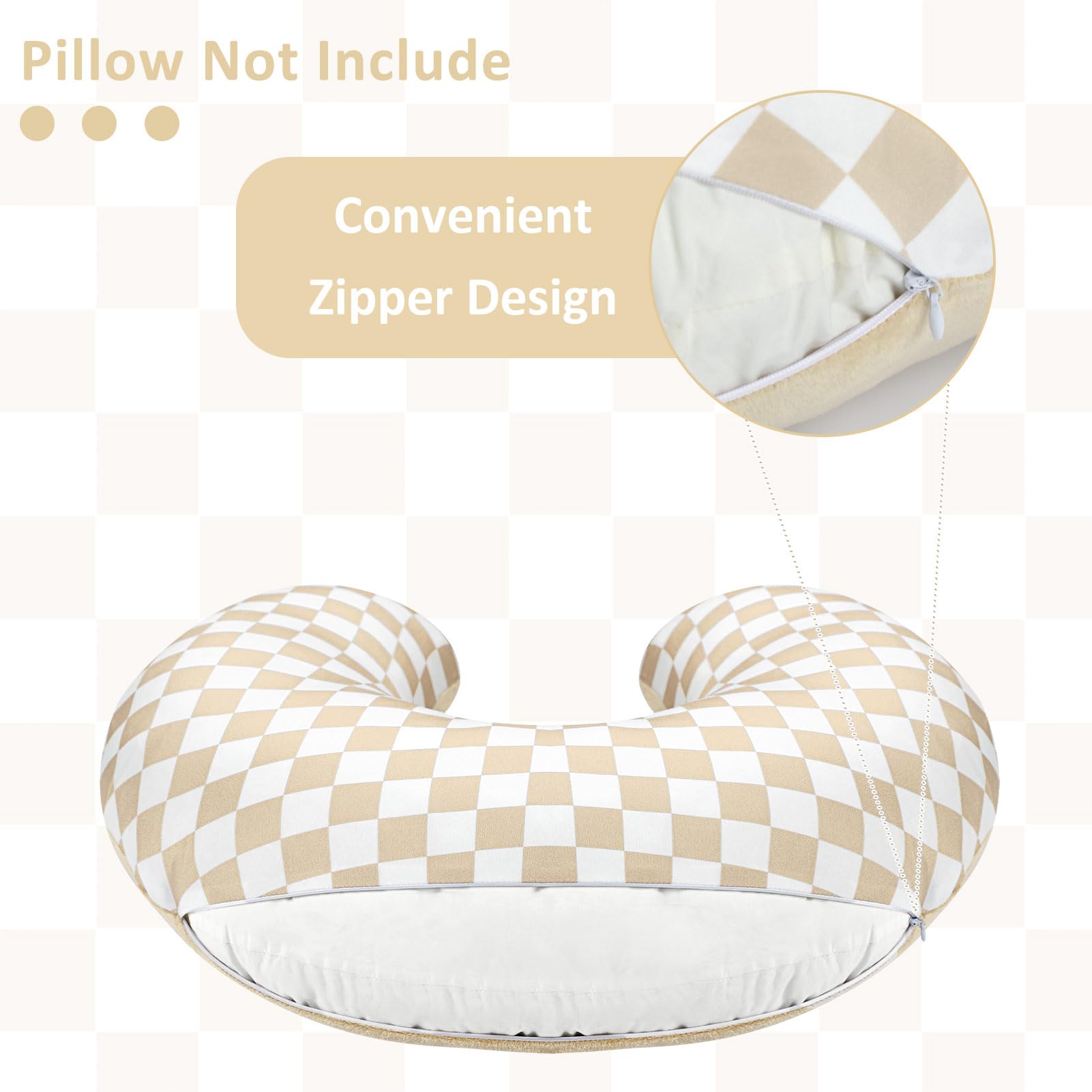 DILIMI cover with invisible zipper for baby-safe closure.