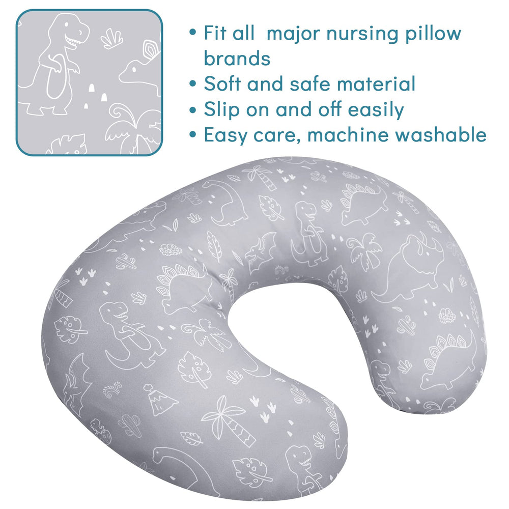 DILIMI nursing pillow cover is machine washable for quick cleaning
