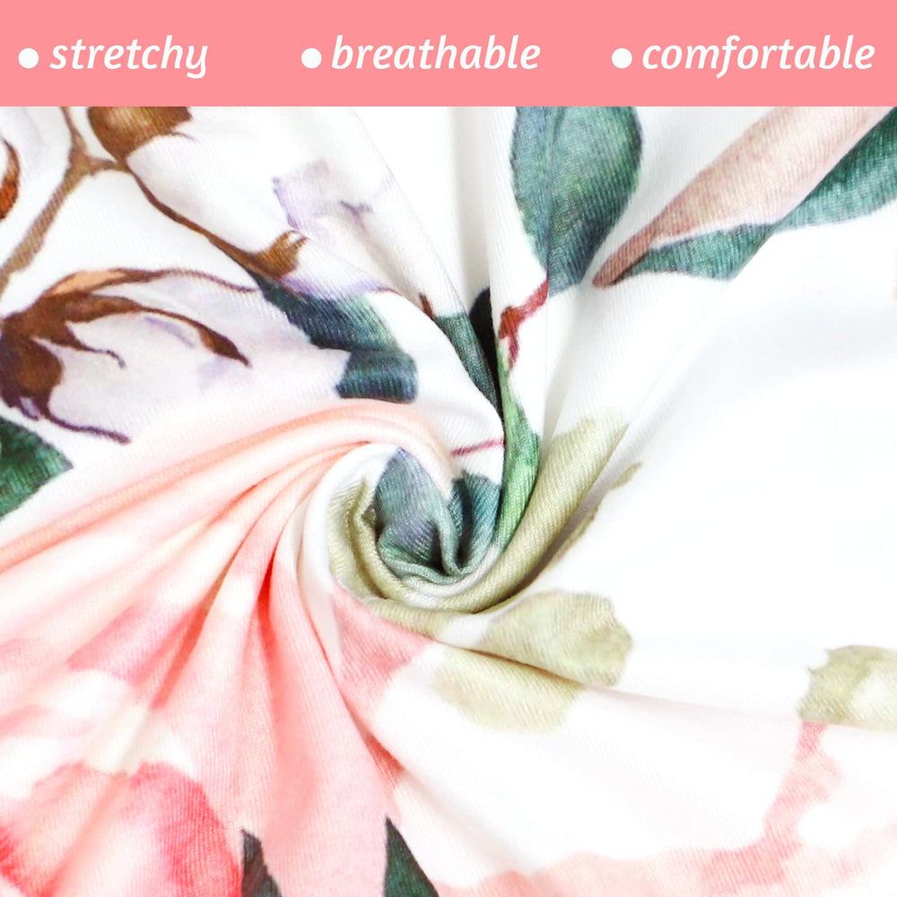 DILIMI nursing pillow cover showing soft stretchy fabric for snug fit