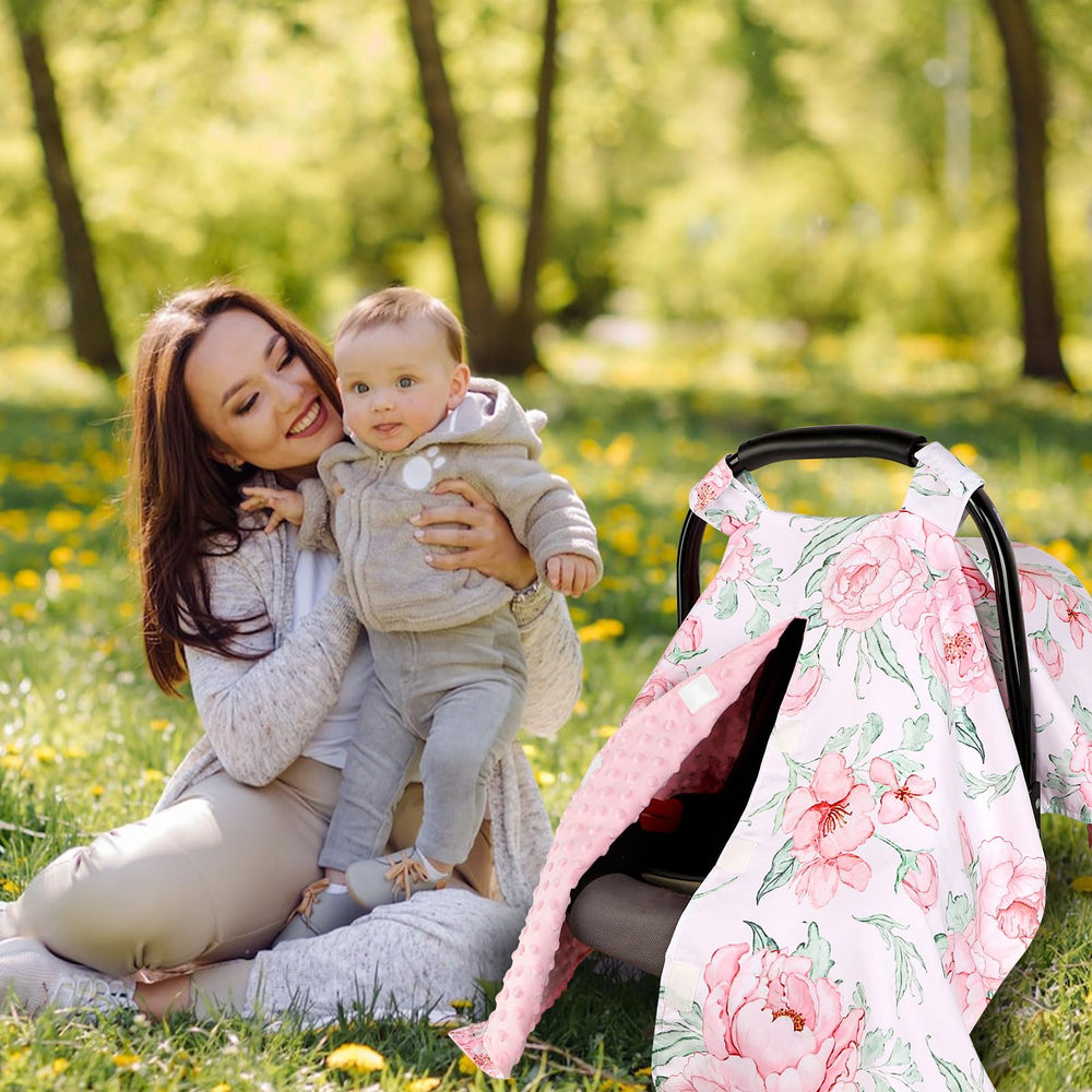 DILIMI pink flower pattern adds style and practical protection.