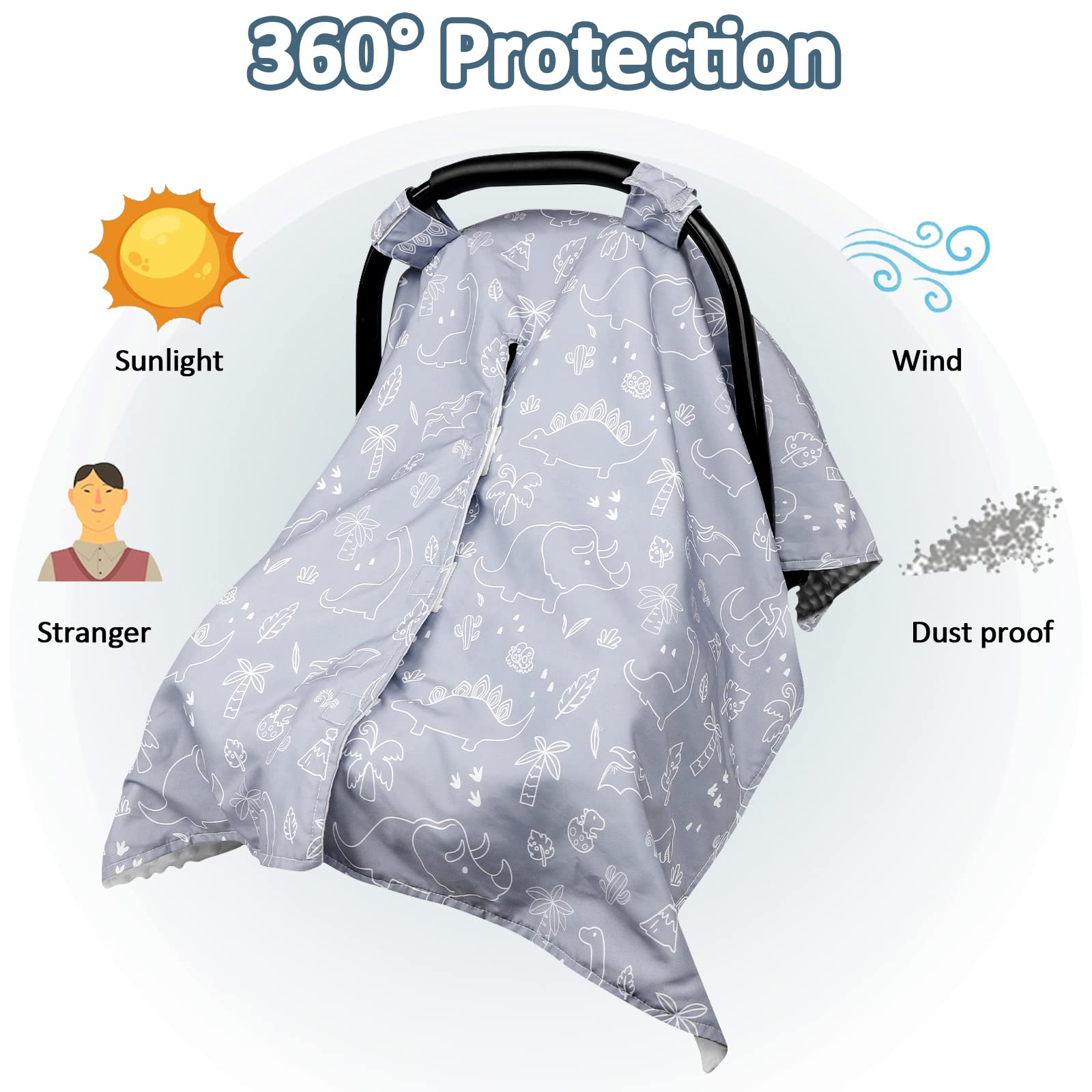 DILIMI soft breathable fabric blend of cotton, minky, and polyester.