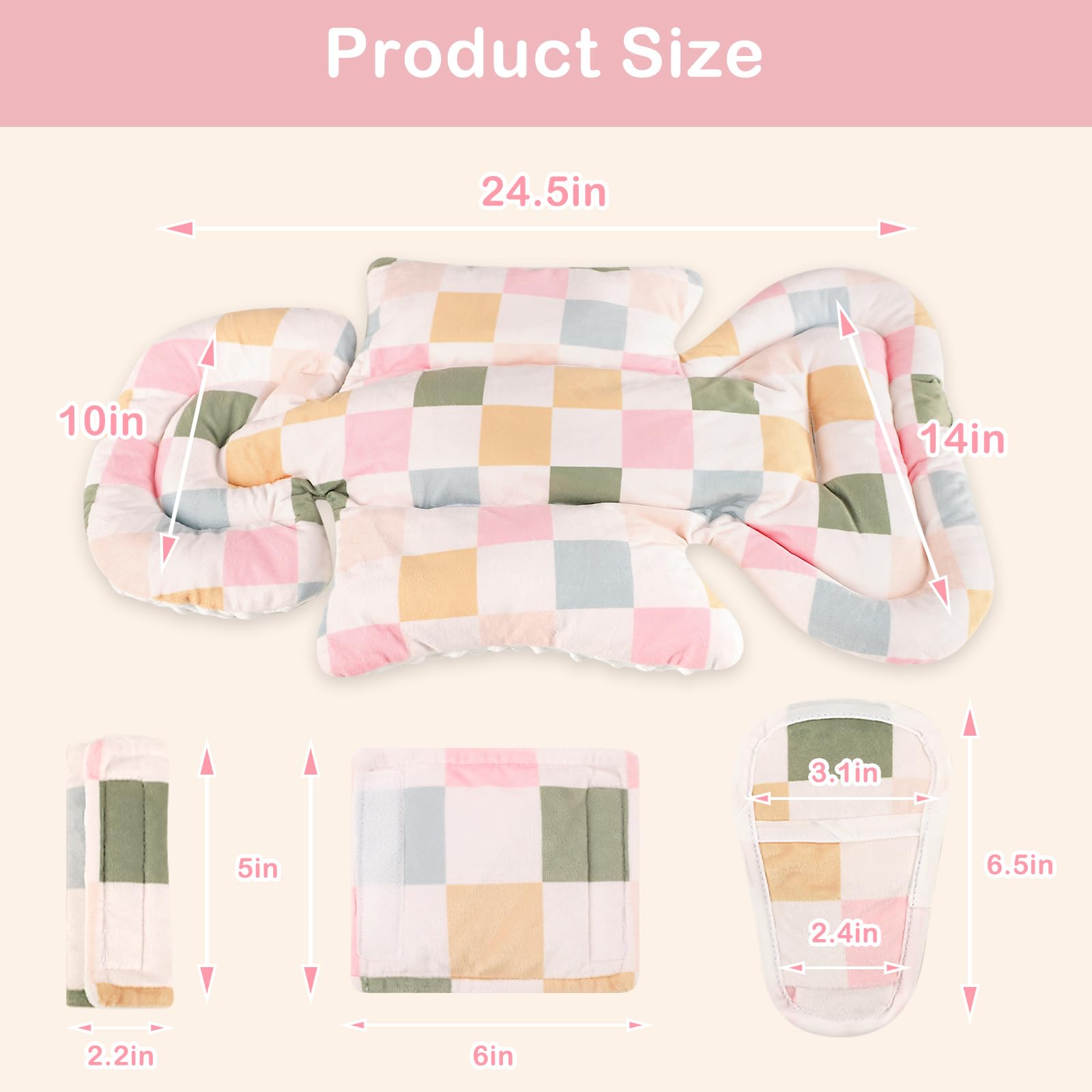 DILIMI strap covers included protect shoulders while keeping harness fit comfortable.