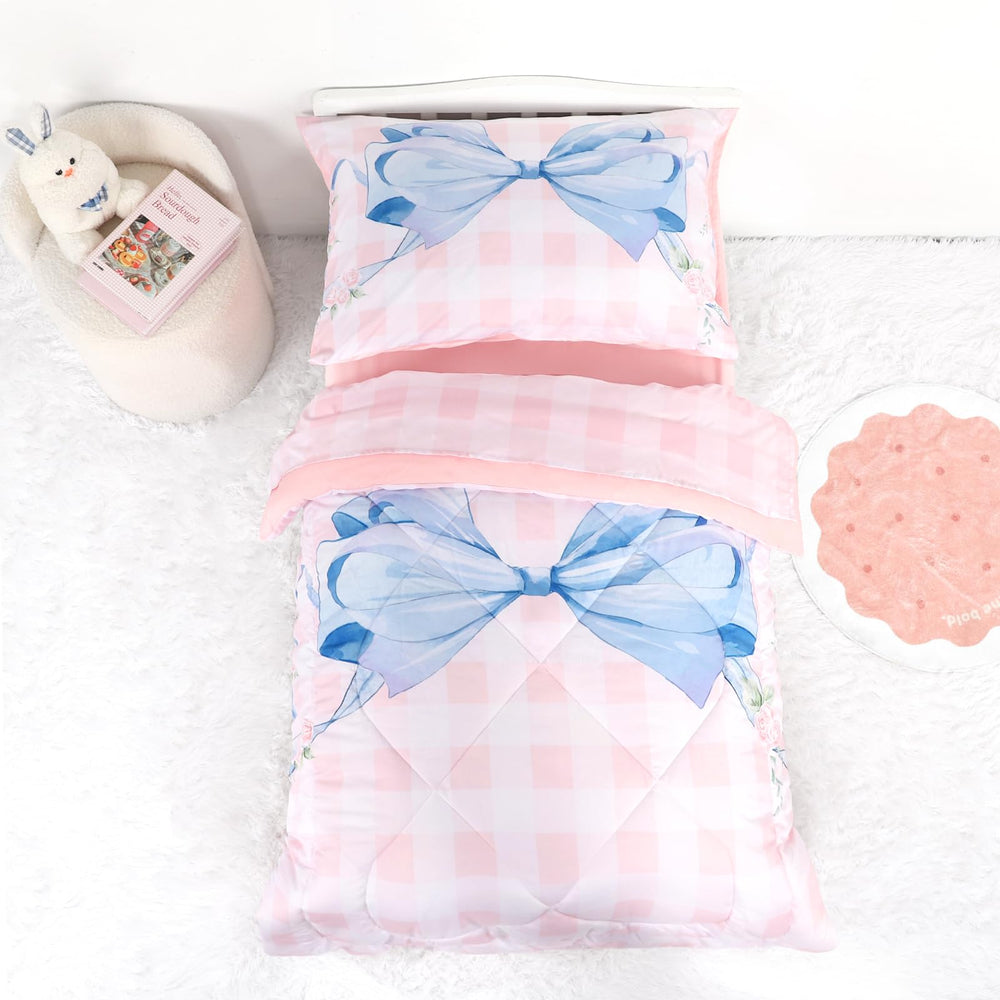 DILIMI machine-washable 4-piece toddler bedding set