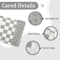dilimi two-pack belt covers fit strollers, car seats, and pushchairs
