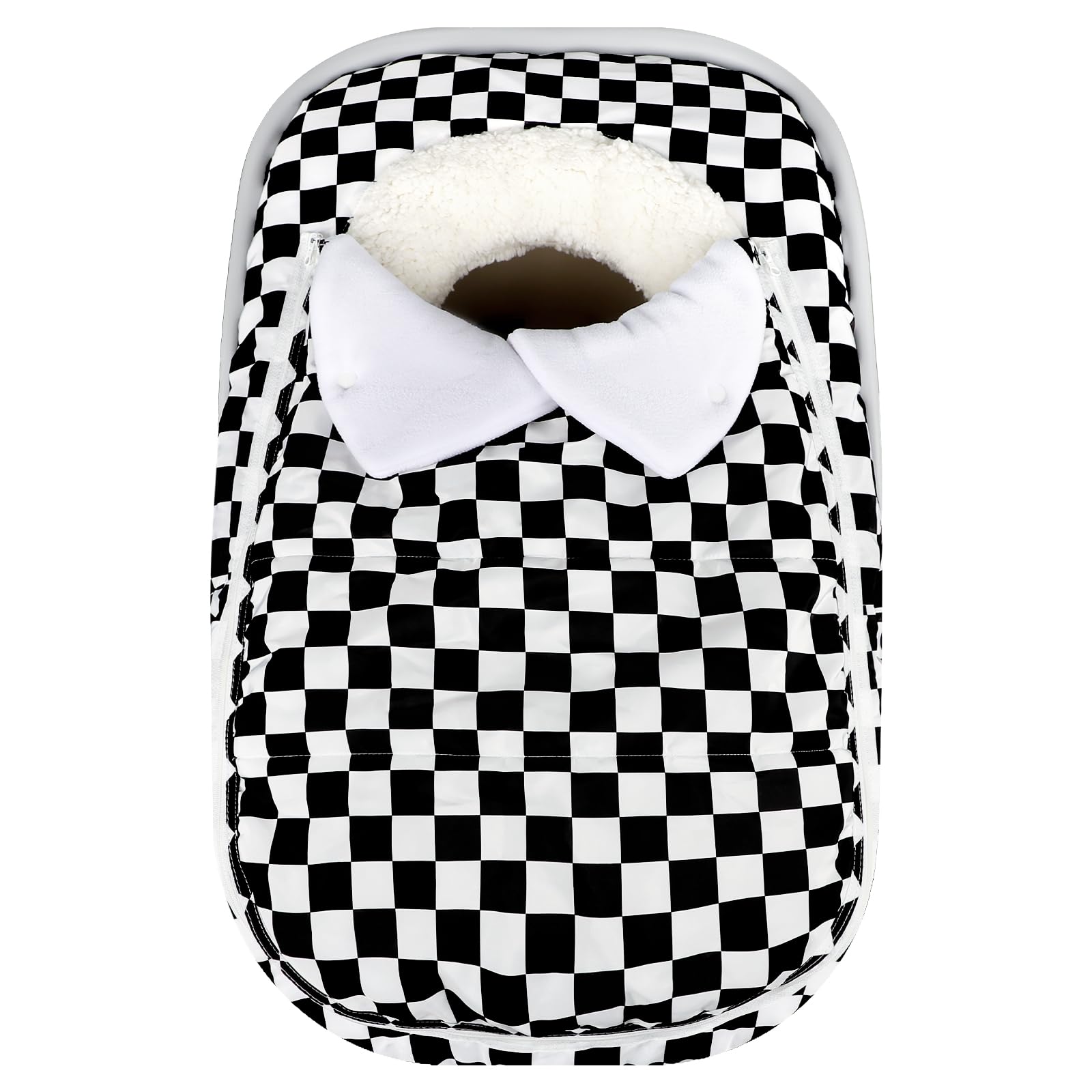 DILIMI winter car seat cover with full-coverage design for warmth on the go.