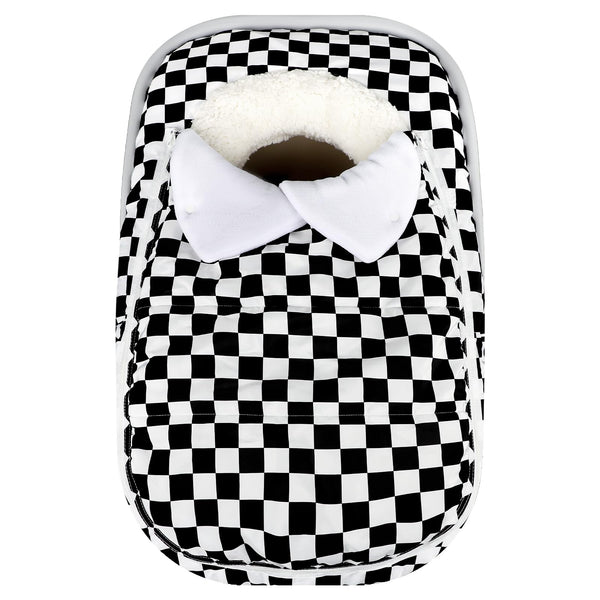 DILIMI winter car seat cover with full-coverage design for warmth on the go.