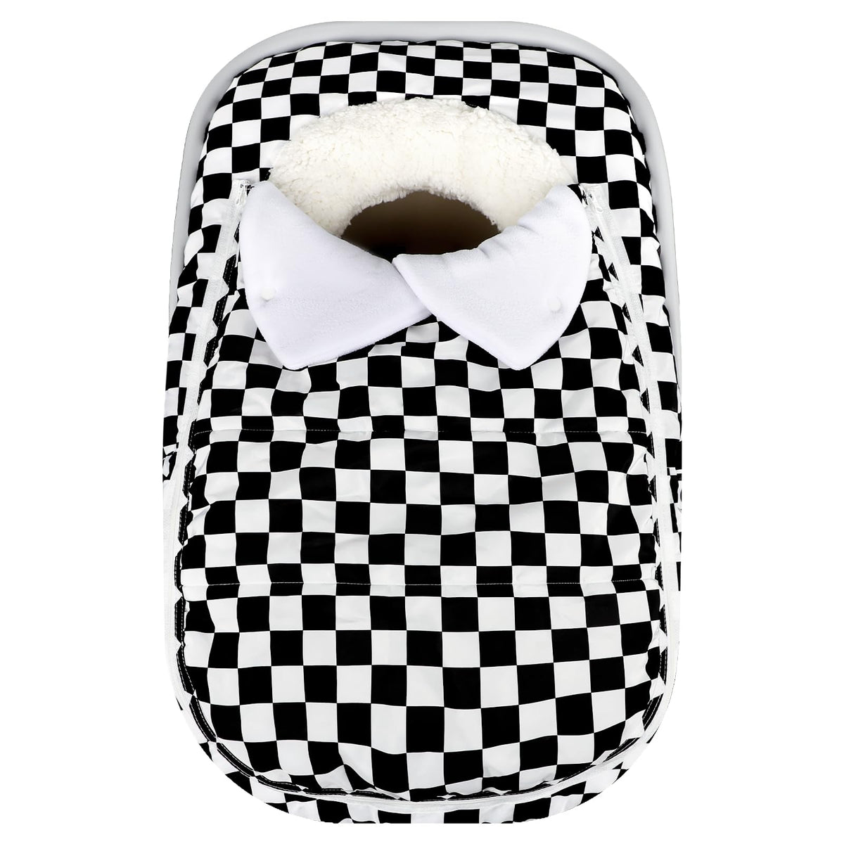 DILIMI winter car seat cover with full-coverage design for warmth on the go.