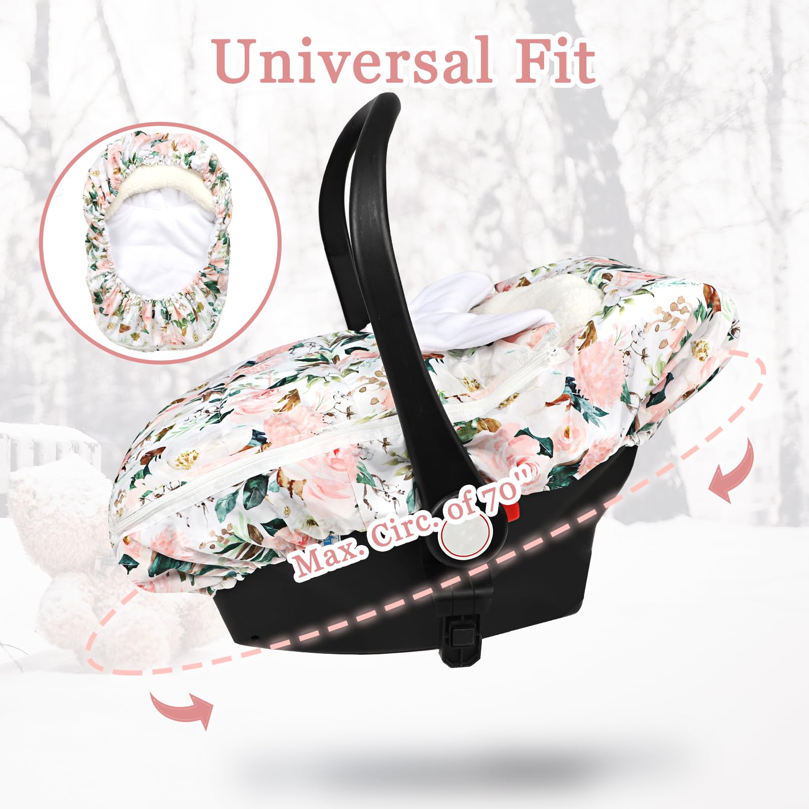DILIMI zipper entry for quick baby checks