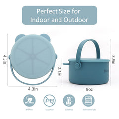 Dilovely dust proof lid keeps snacks clean during travel