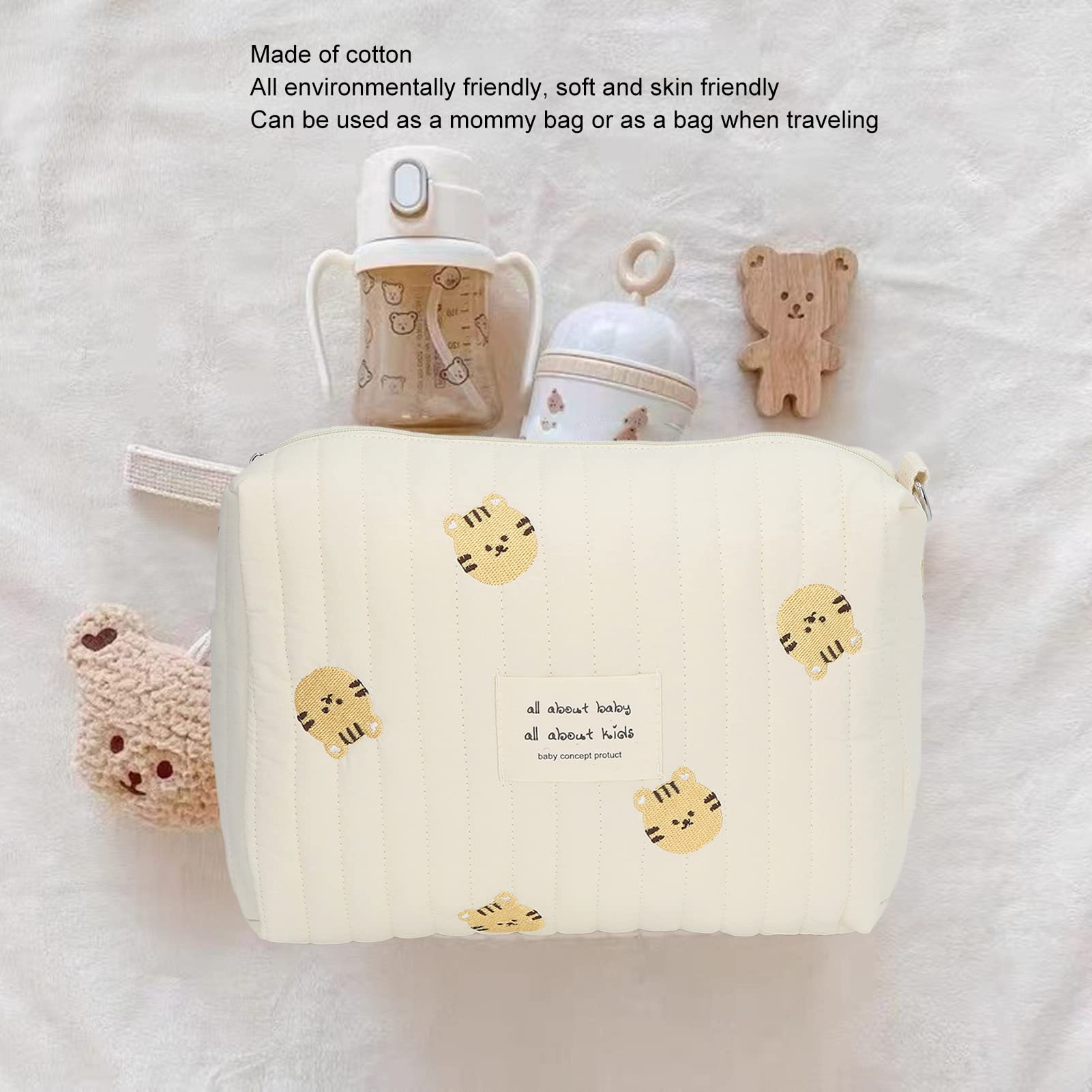 Dilwe Diaper Bag Organizing Pouch multipurpose design as mom bag