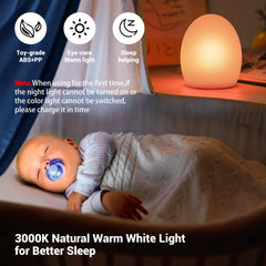 Dimanito color changing night light for kids with multiple color options