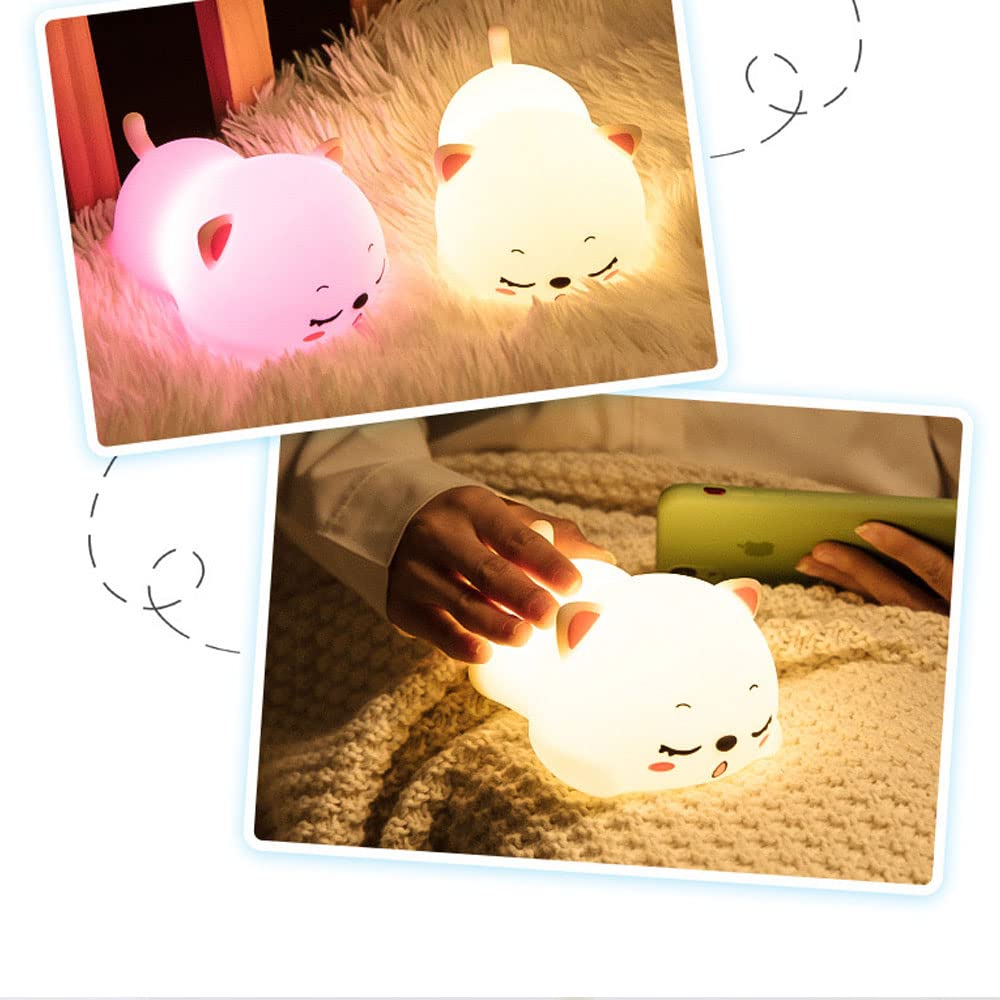 Dimanito color-changing night light creates a soothing mood.