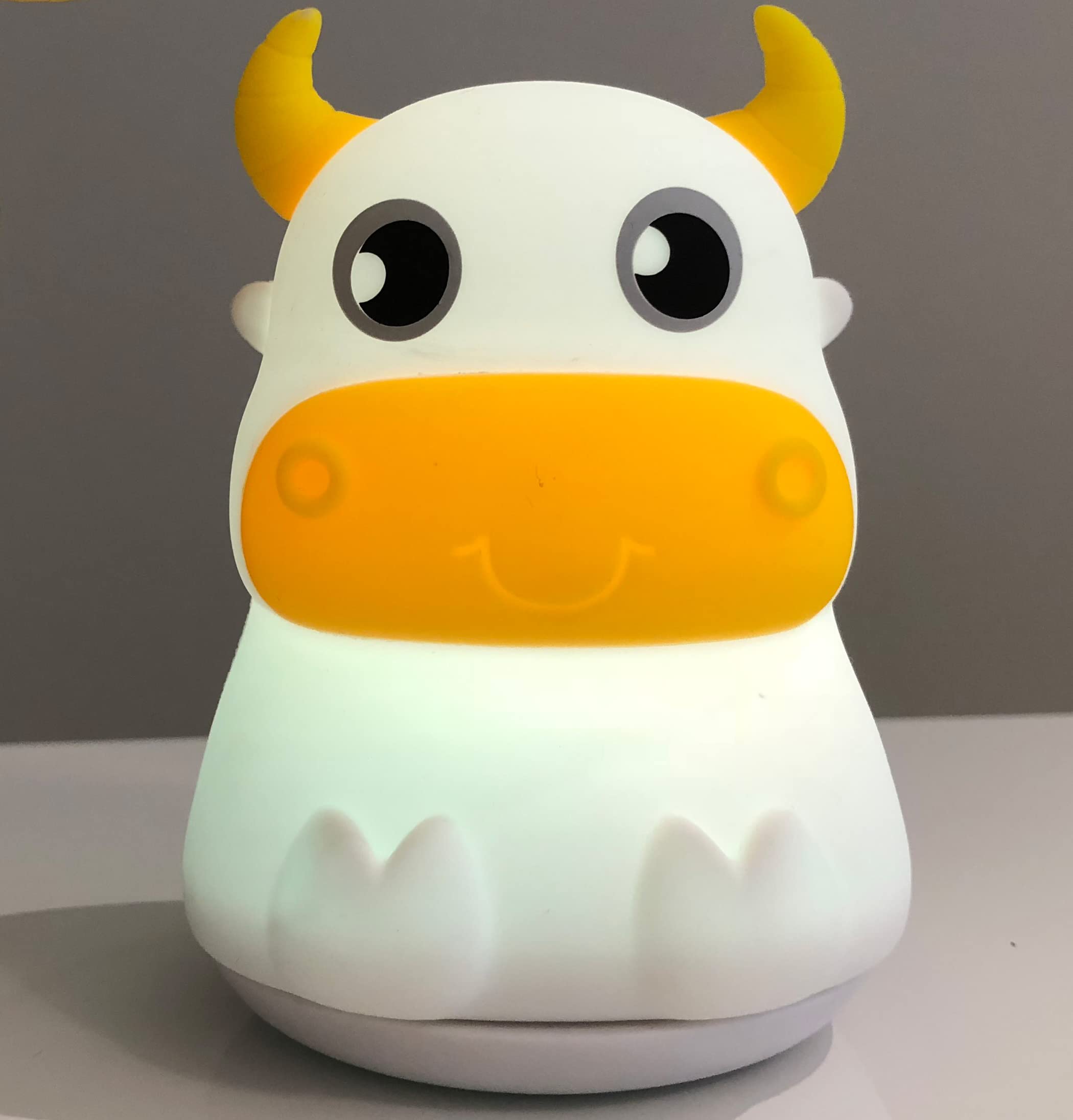 Dimanito cow night light rechargeable battery ideal for portable use.