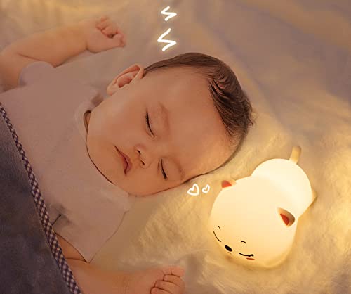 Dimanito portable silicone night light ideal for travel and night feeds.