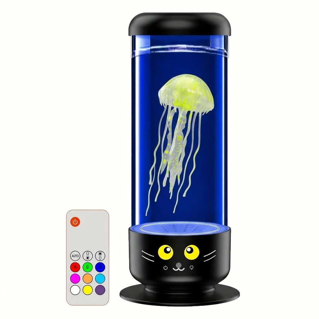 Dimind Demi jellyfish lamp with lifelike movement for ambient desk lighting.