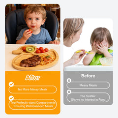 DinePlay eco-friendly bamboo plate supports sustainable dining without compromising lightweight practicality.