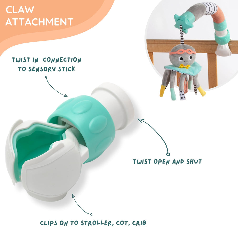 Dingle Dangle cotton carrying bag keeps toys organized and portable