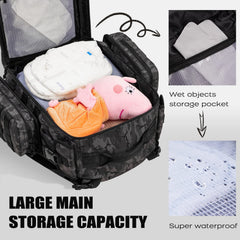 Dinictis dad diaper bag with insulated bottle pockets keeps drinks at temperature