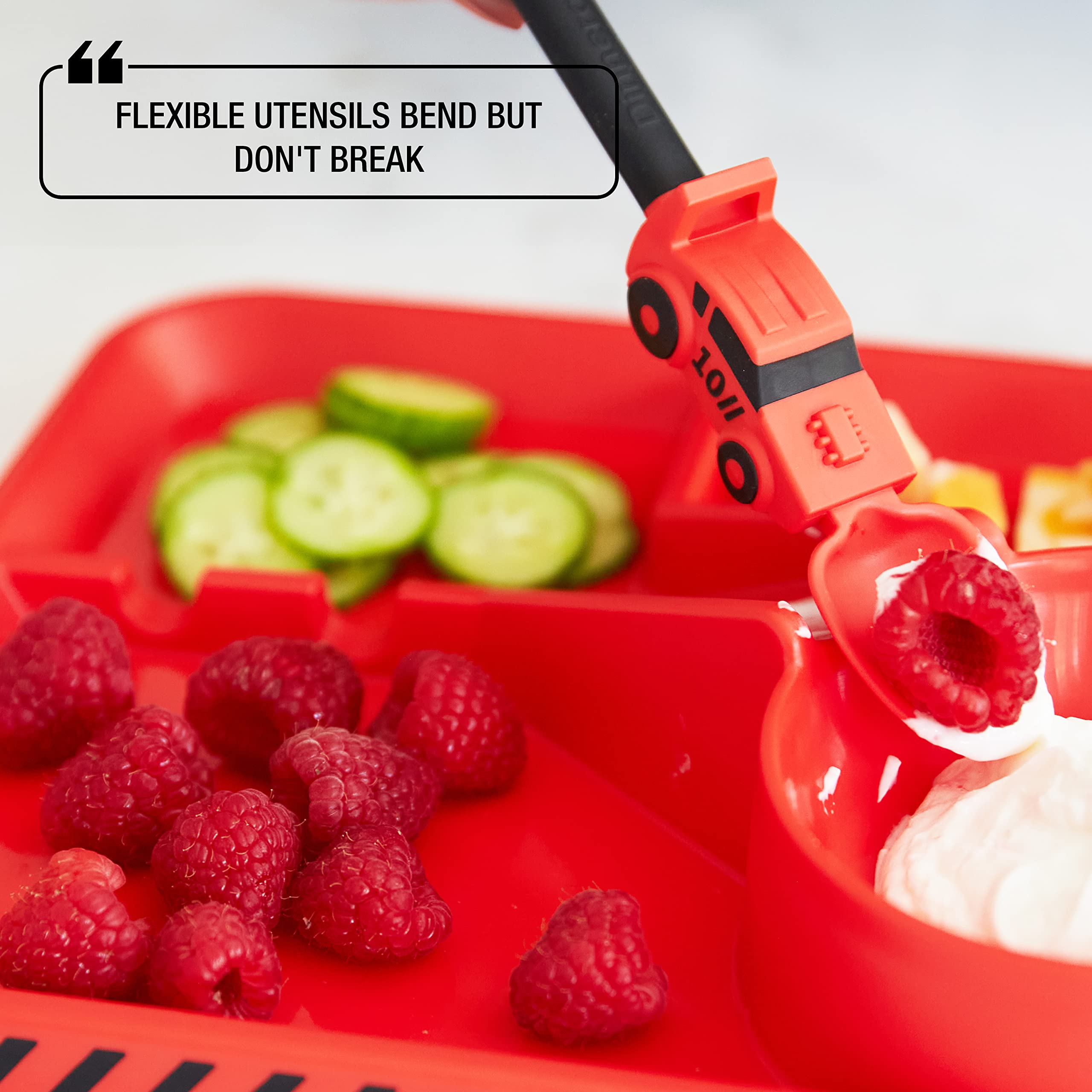 Dinneractive dishwasher-safe dining set for simple cleanup.